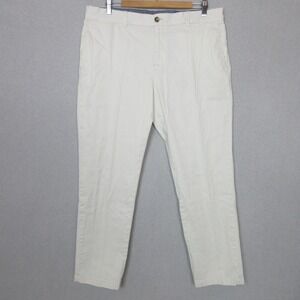 Vineyard Vines Classic Fit Chinos White Cotton Blend Men's 36x29 (Tag 36x30)